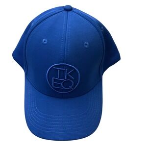 TKEQ Equestrian Royal Blue Snapback Baseball Cap Hat Tonal Logo NWT